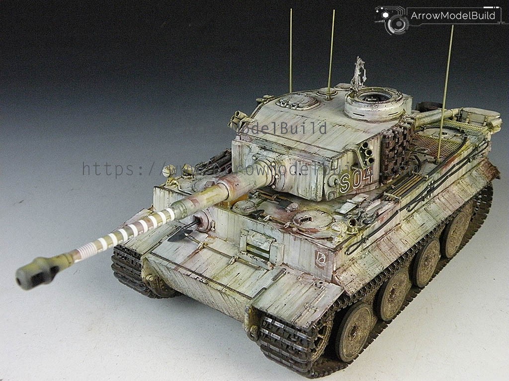 Picture of AeroModelBuild Tiger I Tank (Early Production / In the Snow)  Built & Painted 1/35 Model Kit