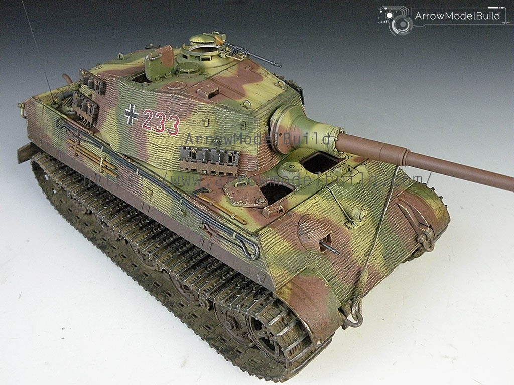 Picture of AeroModelBuild King Tiger Tank (Ardennes Front) Built & Painted 1/35 Model Kit