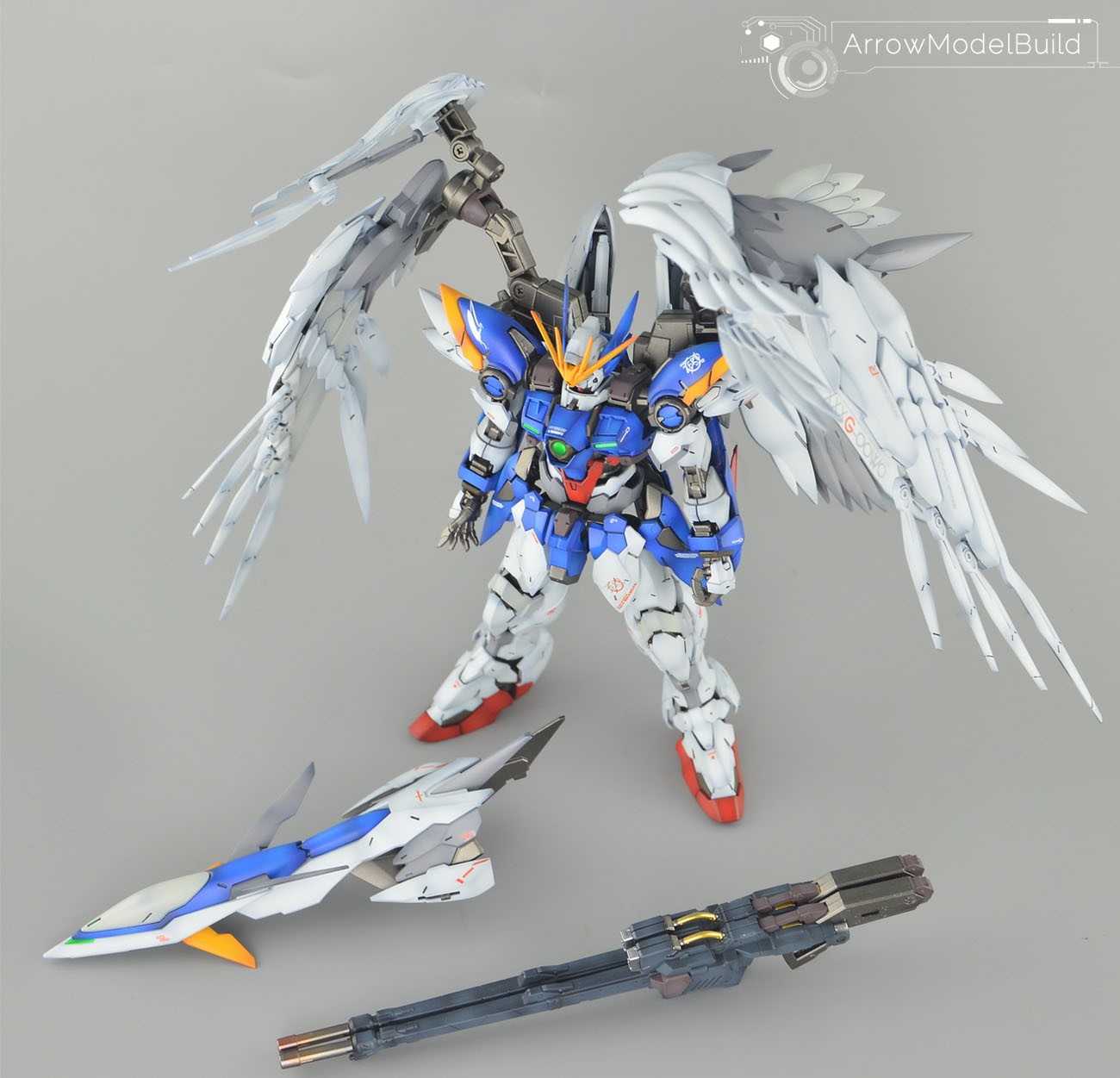Picture of AeroModelBuild Wing Gundam Zero EW Built & Painted HIRM 1/100 Model Kit