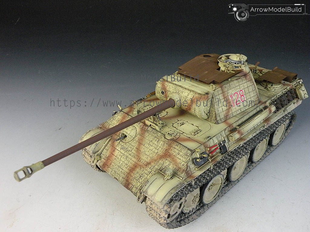 Picture of AeroModelBuild Panther G with Zimmerit Tank Built & Painted 1/35 Model Kit