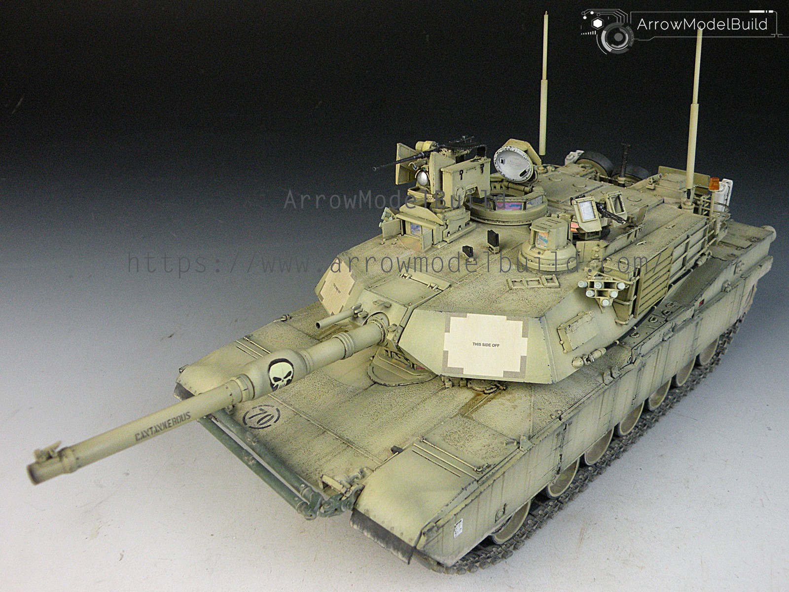 Picture of AeroModelBuild M1A2 SEP Main Battle Tank  Built & Painted 1/35 Model Kit