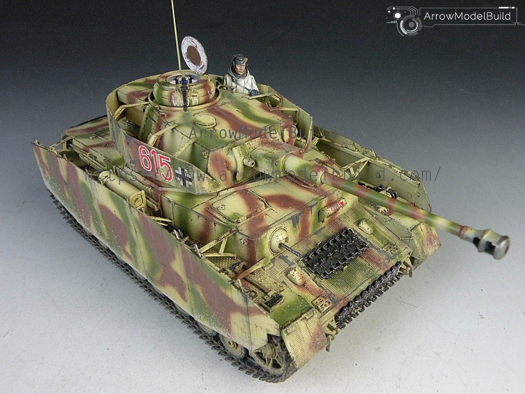 Picture of AeroModelBuild Panzer IV Tank Built & Painted 1/35 Model Kit