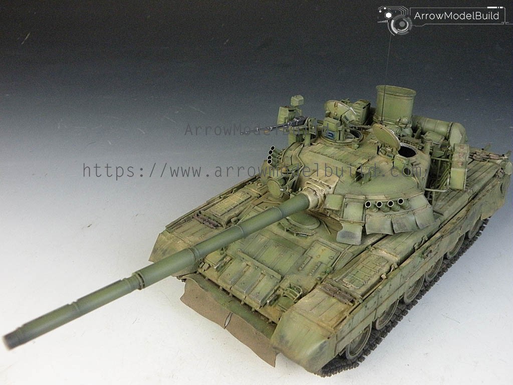 Picture of AeroModelBuild T-80U Main Battle Tank Built & Painted 1/35 Model Kit