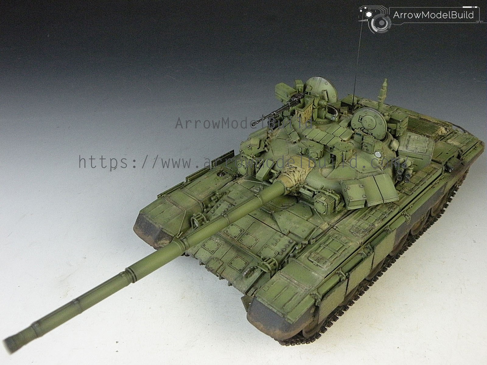 Picture of AeroModelBuild T-90 Main Battle Tank Built & Painted 1/35 Model Kit