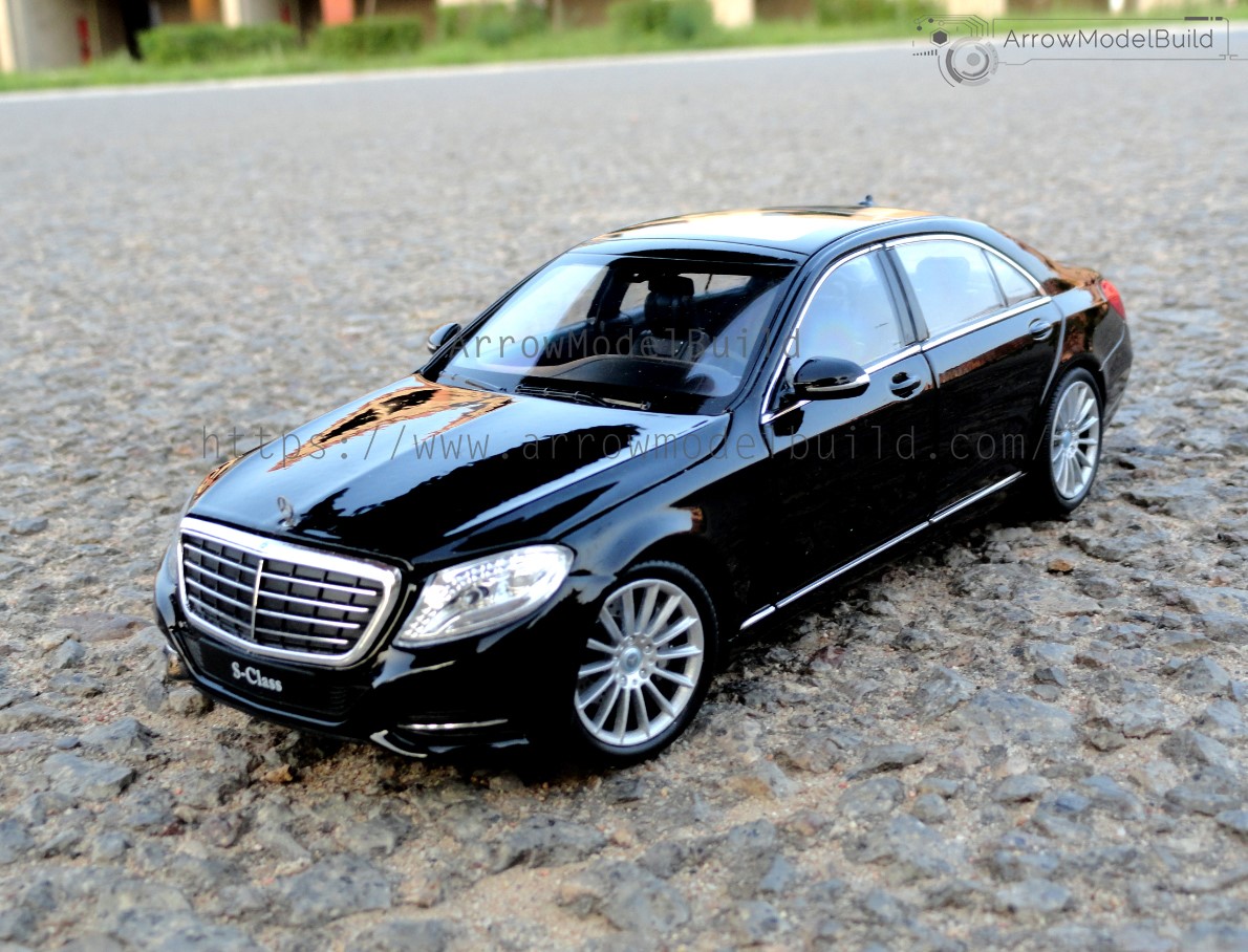 Picture of AeroModelBuild Mercedes-Benz S500 Custom Color (Black Original) Built & Painted 1/24 Model Kit