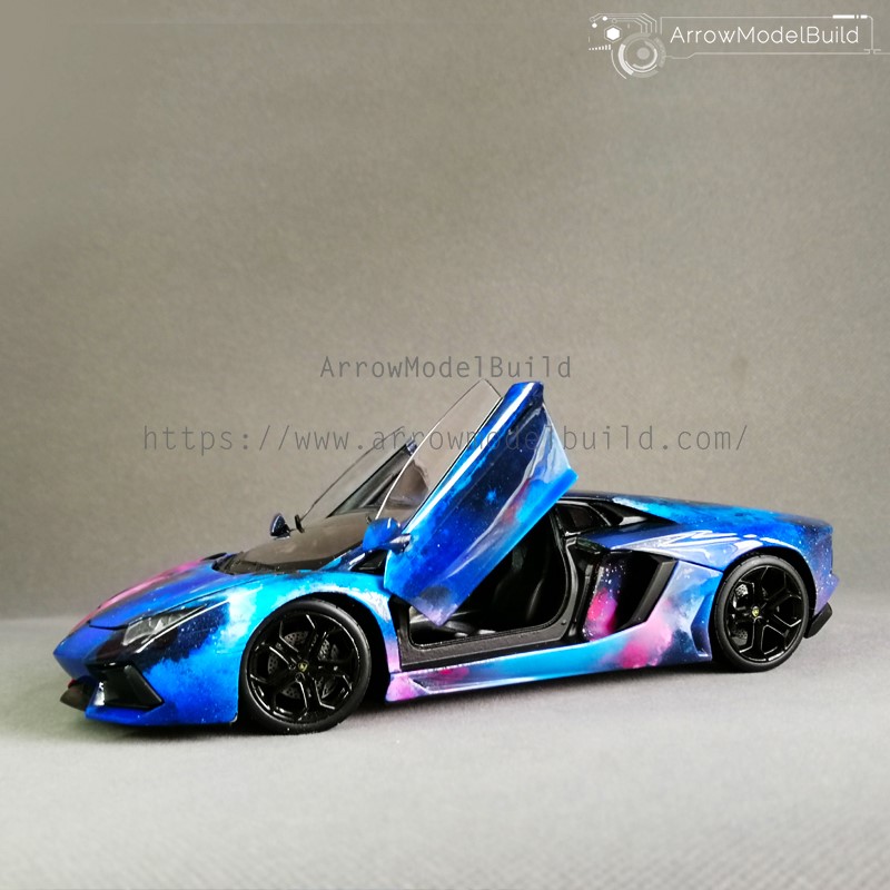 Picture of AeroModelBuild Lamborghini LP700 Custom Color (Colorful Starry Sky) Built & Painted 1/24 Model Kit