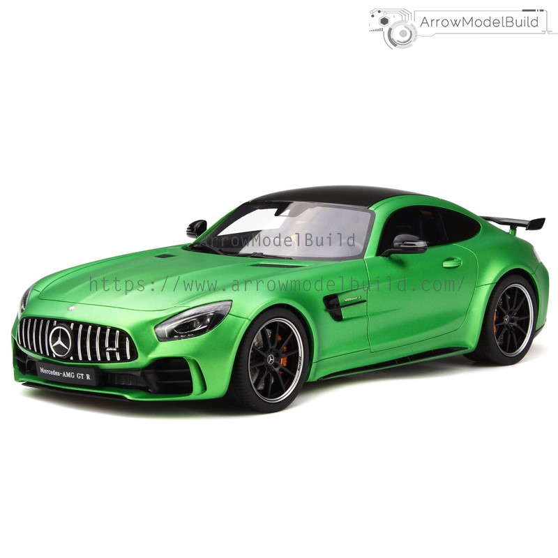 Picture of AeroModelBuild Mercedes-AMG GT Custom Color (Ithaca Green) Built & Painted 1/24 Model Kit