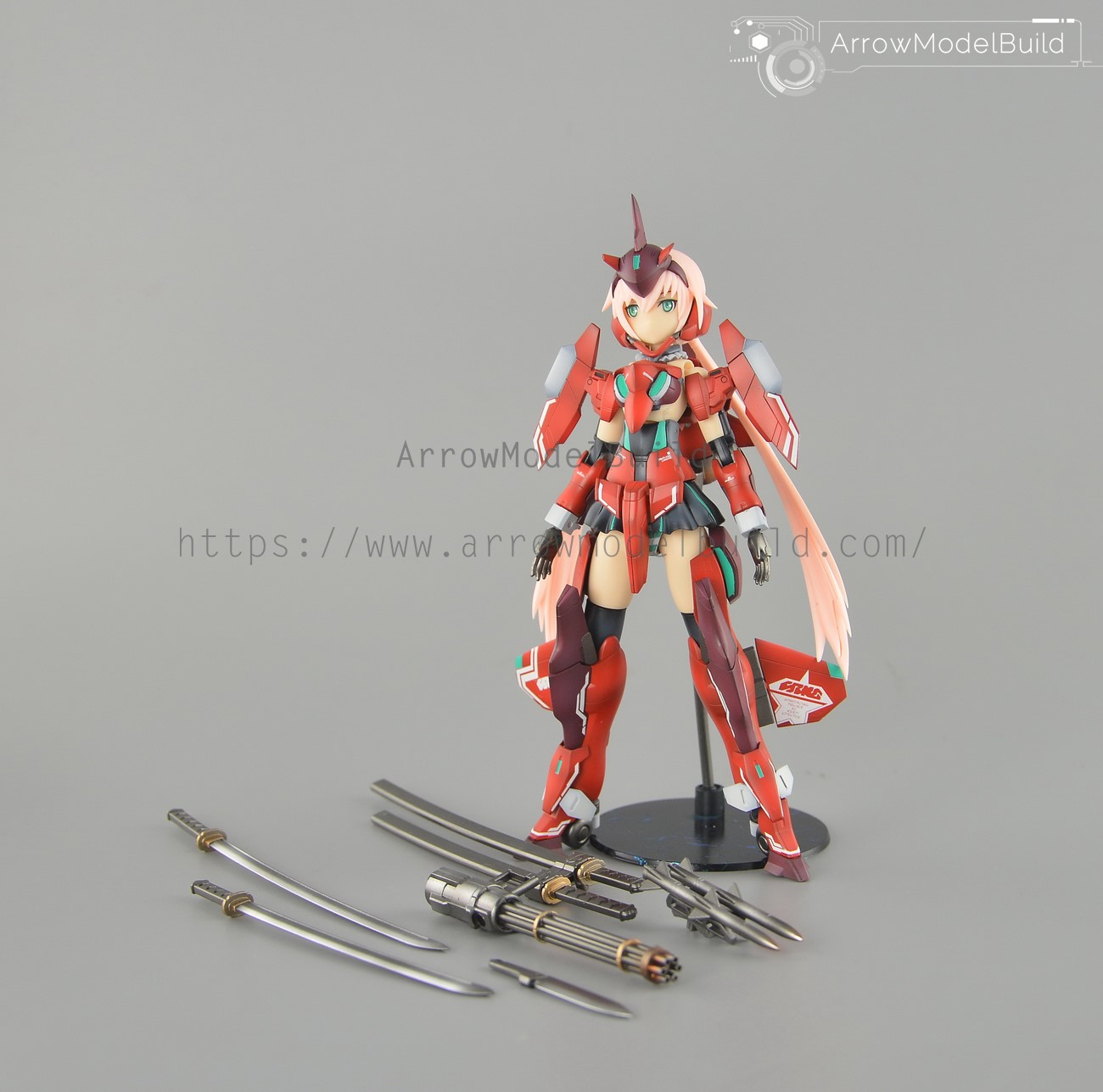 Picture of AeroModelBuild Frame Arms Girl Stylet (A.I.S Color) Built & Painted Model Kit