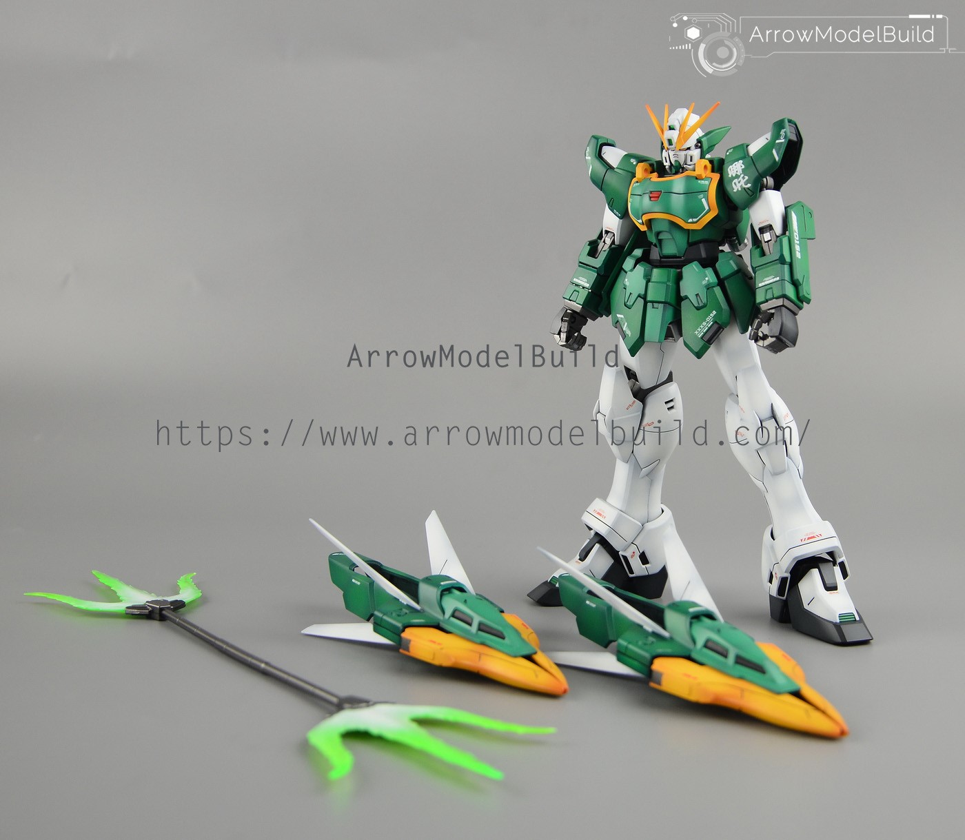 Picture of AeroModelBuild Nataku Altron Gundam EW Resin kit Grand Built & Painted MG 1/100 Model Kit