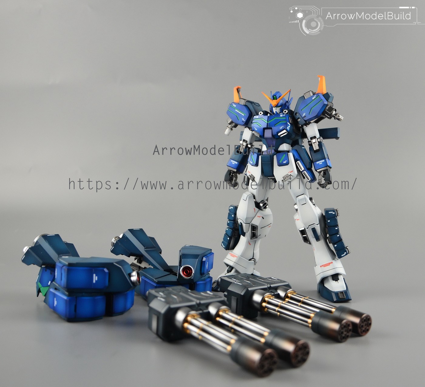 Picture of AeroModelBuild Heavyarms Custom Gundam Hedgehog Built & Painted MG 1/100 Model Kit