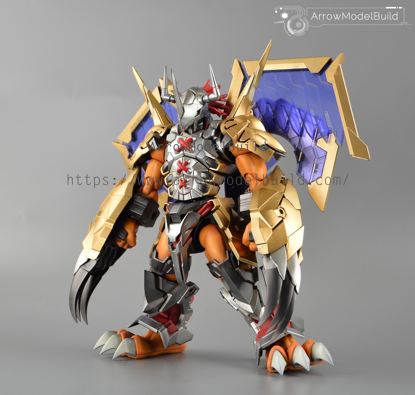 Picture of AeroModelBuild Wargreymon (Amplified) Light Weathering Built & Painted Model Kit