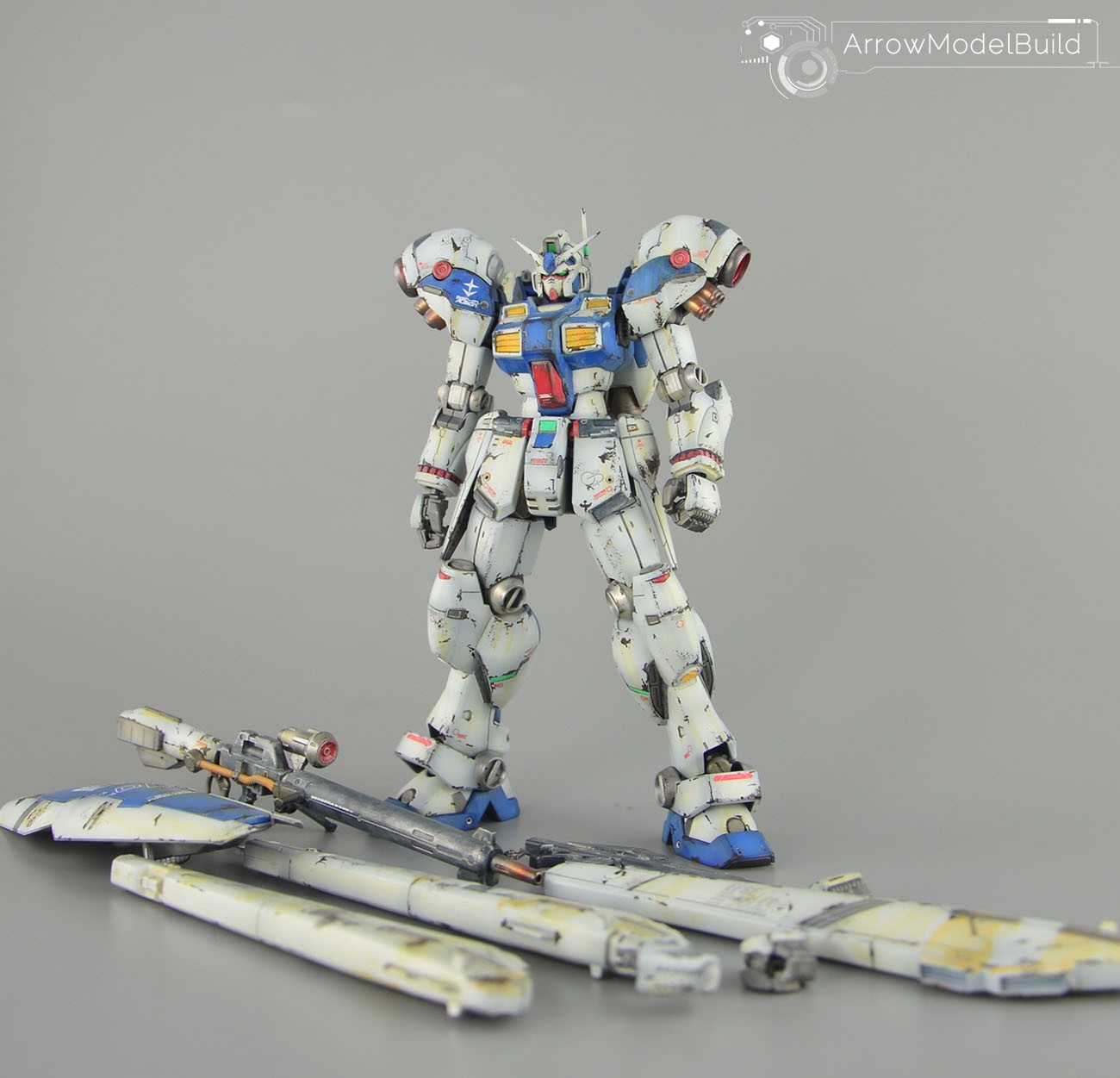 Picture of AeroModelBuild Gundam GP04 Built & Painted RE/100 1/100 Model Kit