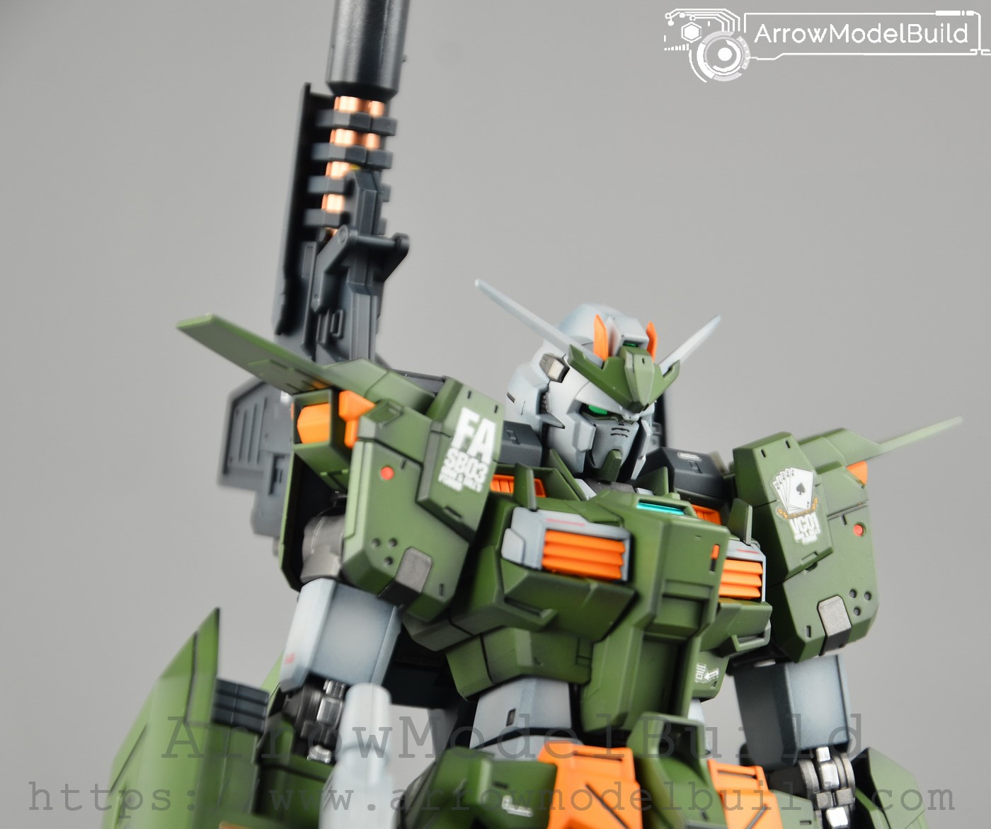 Picture of AeroModelBuild Gundam Stormbringer FA / GM Turbulence Built & Painted MG 1/100 Model Kit