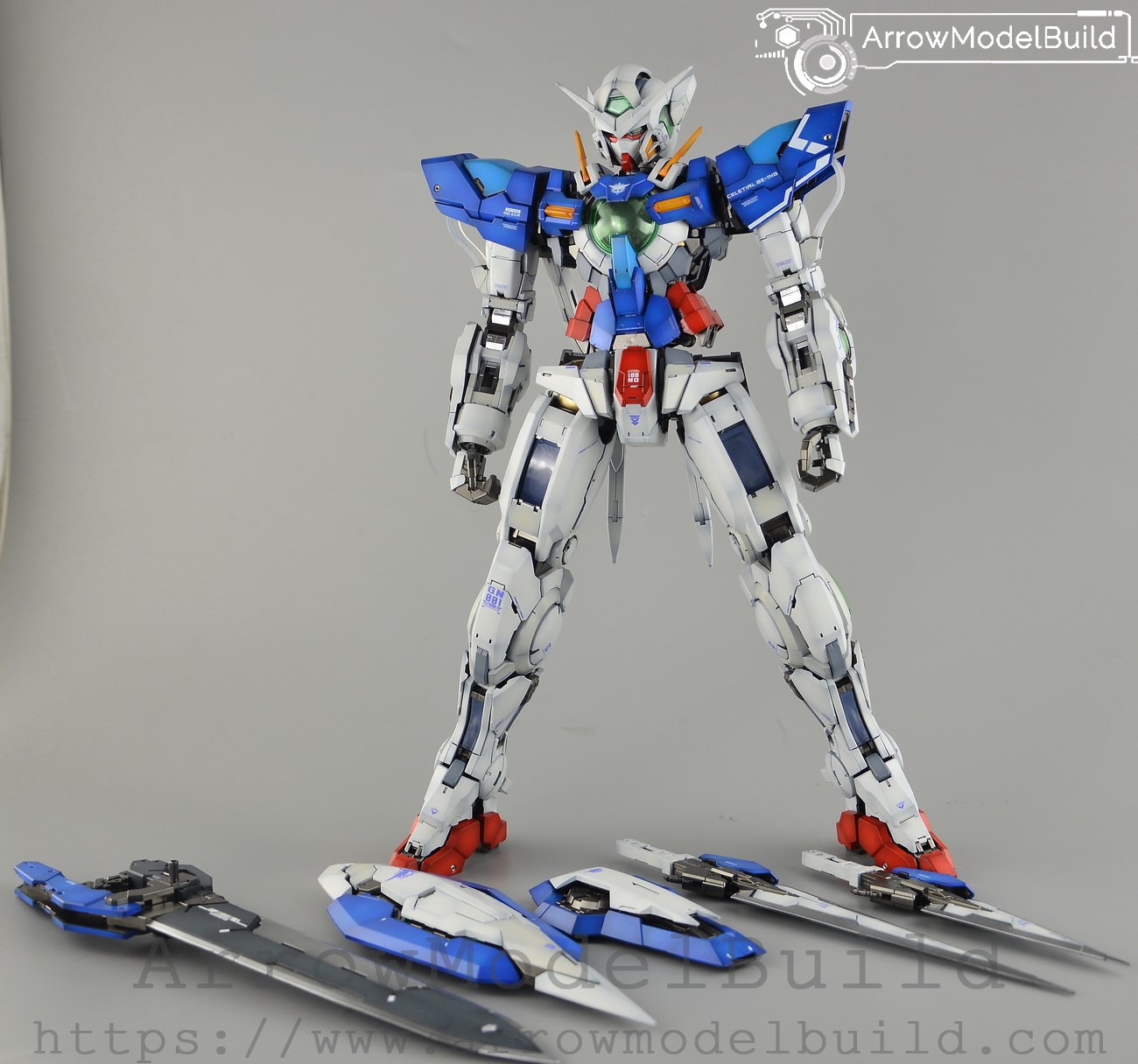 Picture of AeroModelBuild Gundam Exia Built & Painted PG 1/60 Model Kit