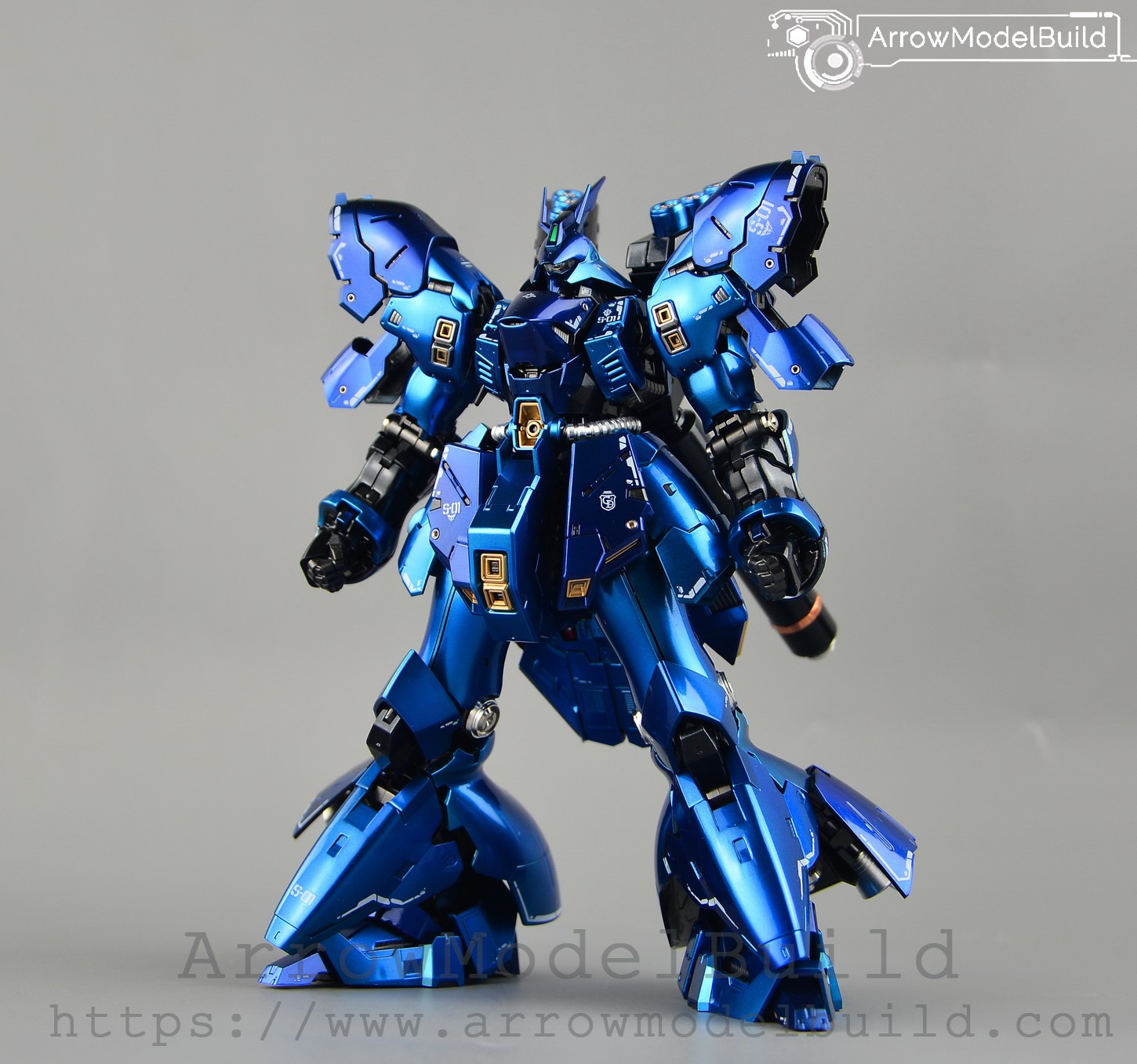 Picture of AeroModelBuild Sazabi Ver.ka (Custom Advanced Blue) Built & Painted MG 1/100 Model Kit