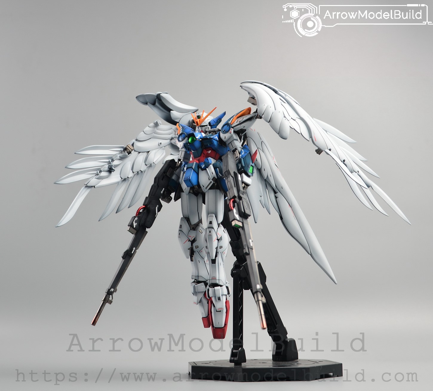Picture of AeroModelBuild Wing Gundam Zero EW ver Ka (Advanced Paint) Built & Painted MG 1/100 Model Kit