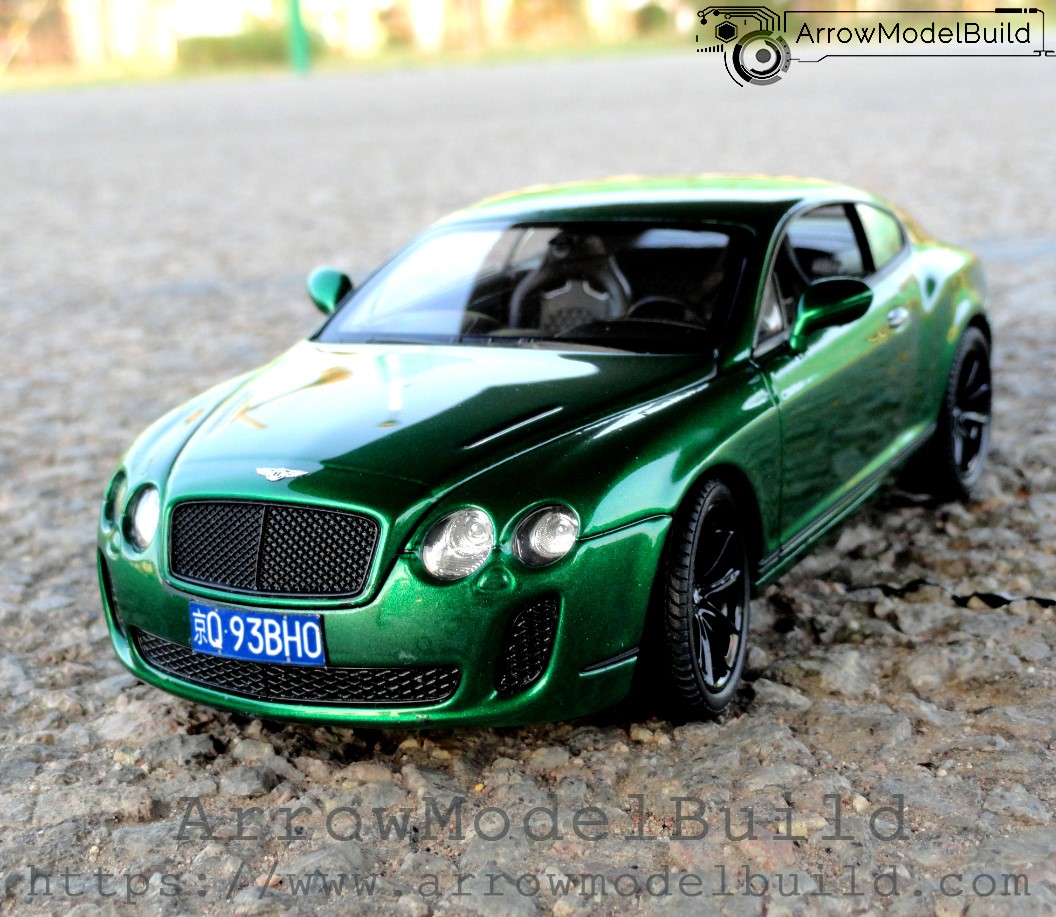 Picture of AeroModelBuild Bentley Continental Custom Color (Green) 1/24 Model Kit