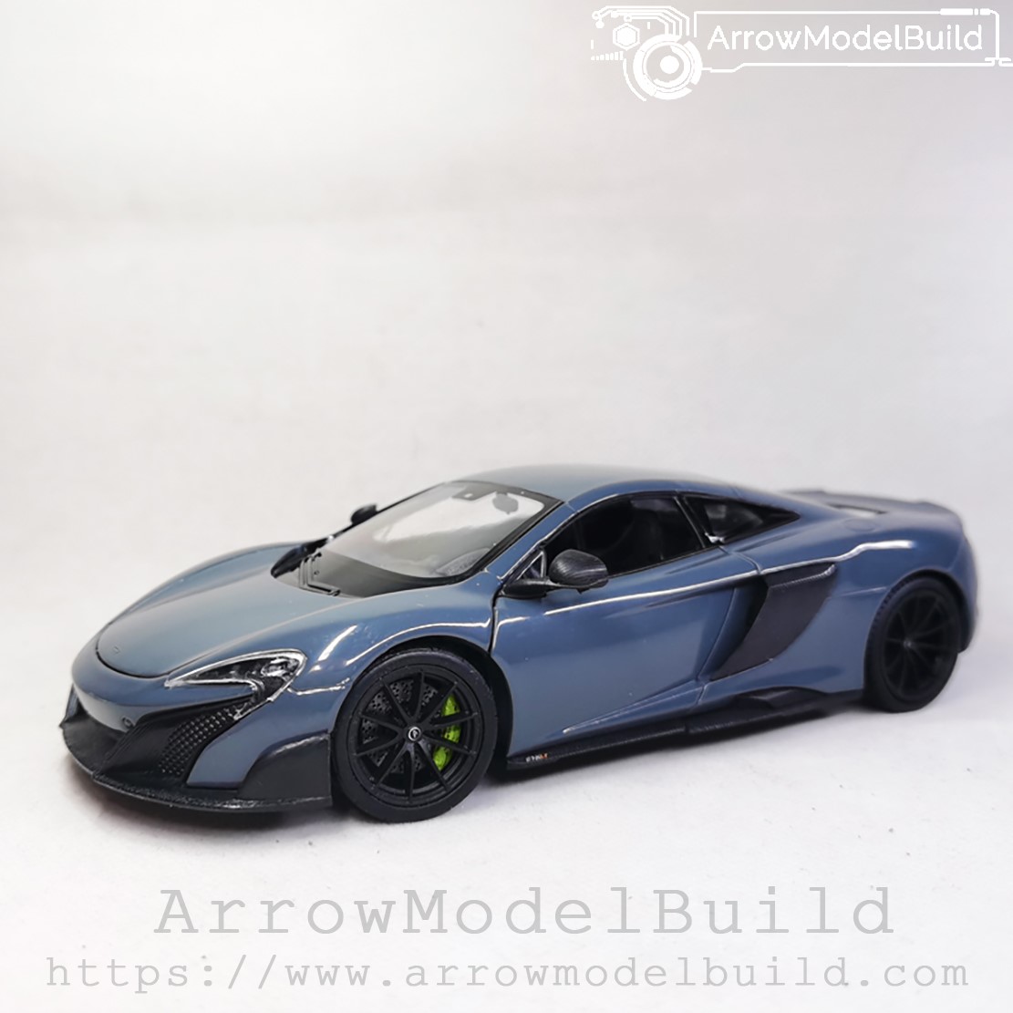 Picture of AeroModelBuild McLaren 675LT Custom Color (Cement Gray) 1/24 Model Kit