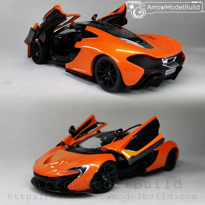 Picture of AeroModelBuild McLaren 675LT Custom Color (Orange) Built & Painted 1/24 Model Kit