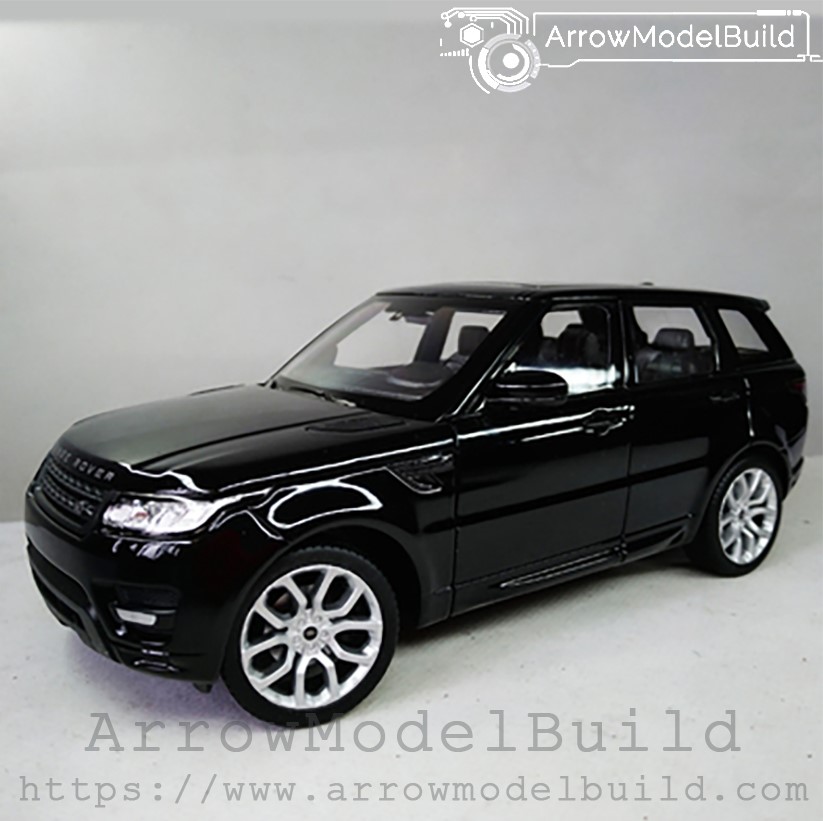 Picture of AeroModelBuild Land Rover Custom Color (Lanyun Bright Black) Built & Painted 1/24 Model Kit