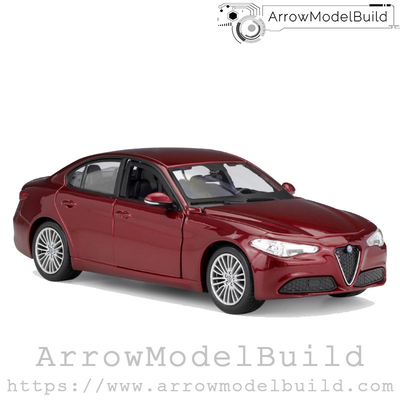 Picture of AeroModelBuild Alfa Romeo Giulia (Racing Red Original) Built & Painted 1/24 Model Kit