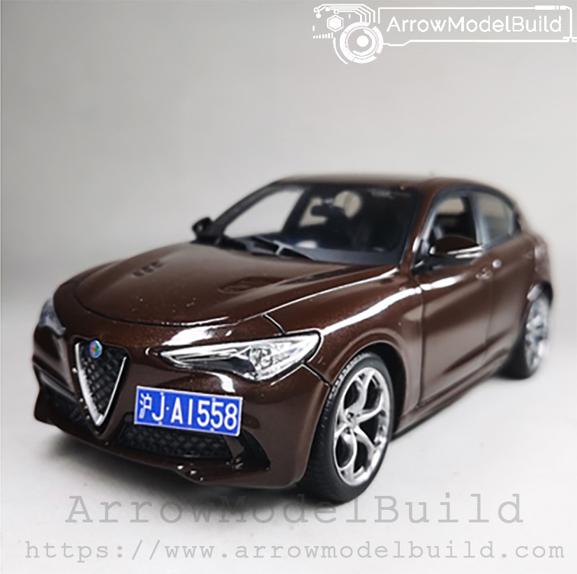 Picture of AeroModelBuild Alfa Romeo Stelvio Custom Color (Brown) Built & Painted 1/24 Model Kit