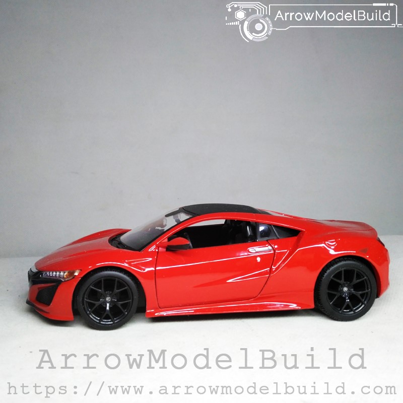 Picture of AeroModelBuild Honda NSX Custom Color (Rally Red) Built & Painted 1/24 Model Kit