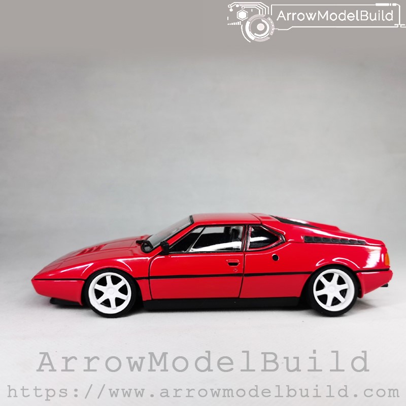 Picture of AeroModelBuild BMW M1 (Balkan Red) Low Profile Modified Version Built & Painted 1/24 Model Kit