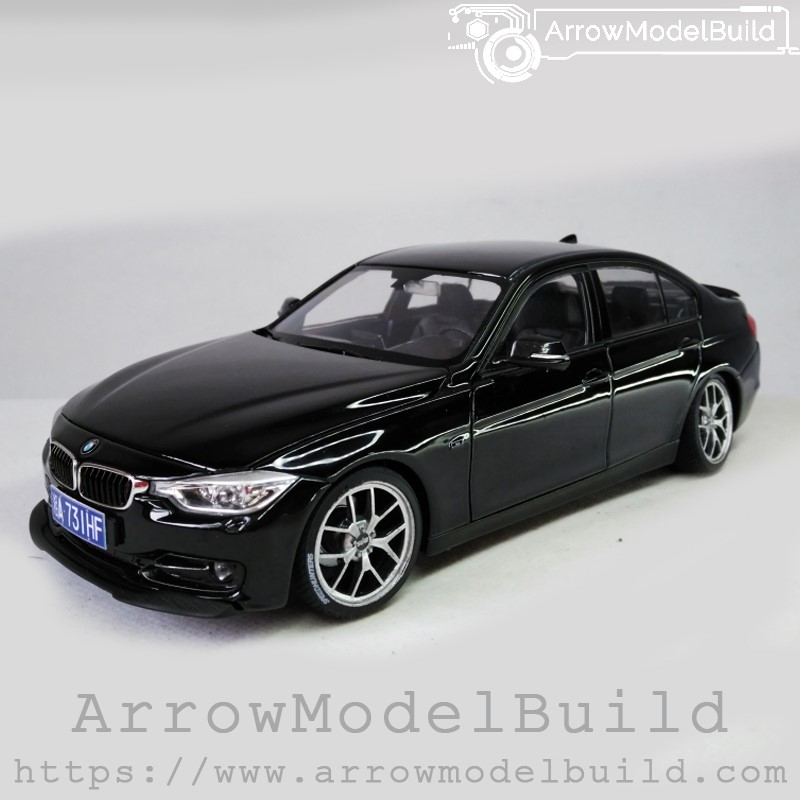 Picture of AeroModelBuild BMW 330i BBS SR (Yaoye Black) Low Profile Modification Built & Painted 1/24 Model Kit