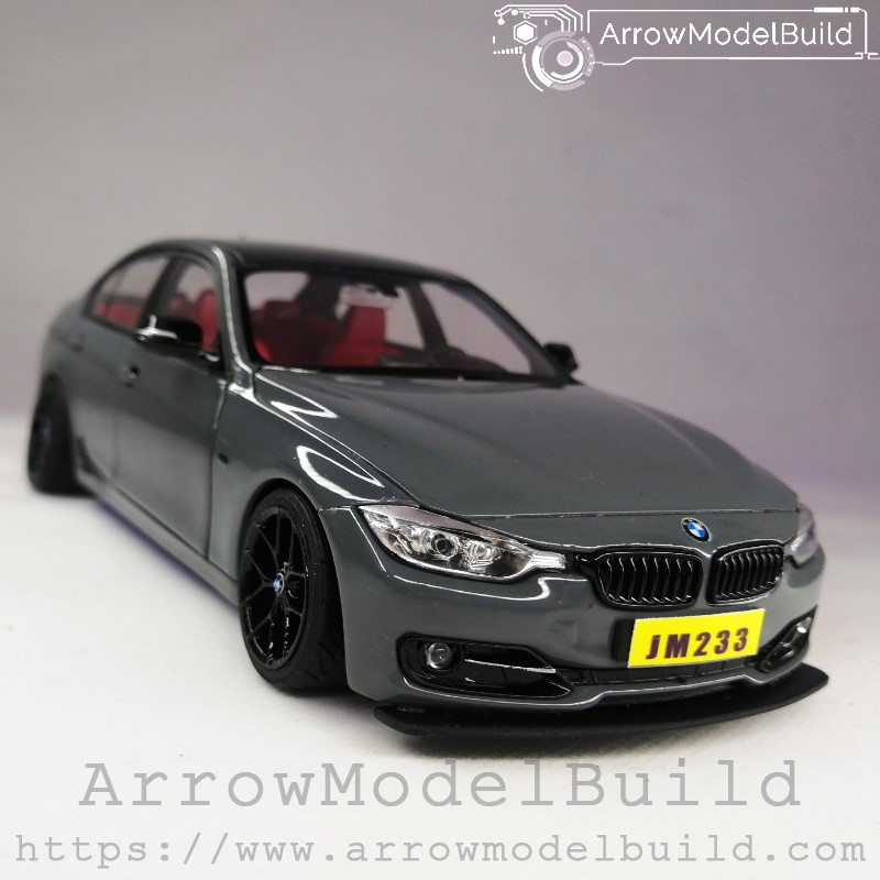 Picture of AeroModelBuild BMW 330i BBS SR (Cement Gray) Low Profile Modification Built & Painted 1/24 Model Kit