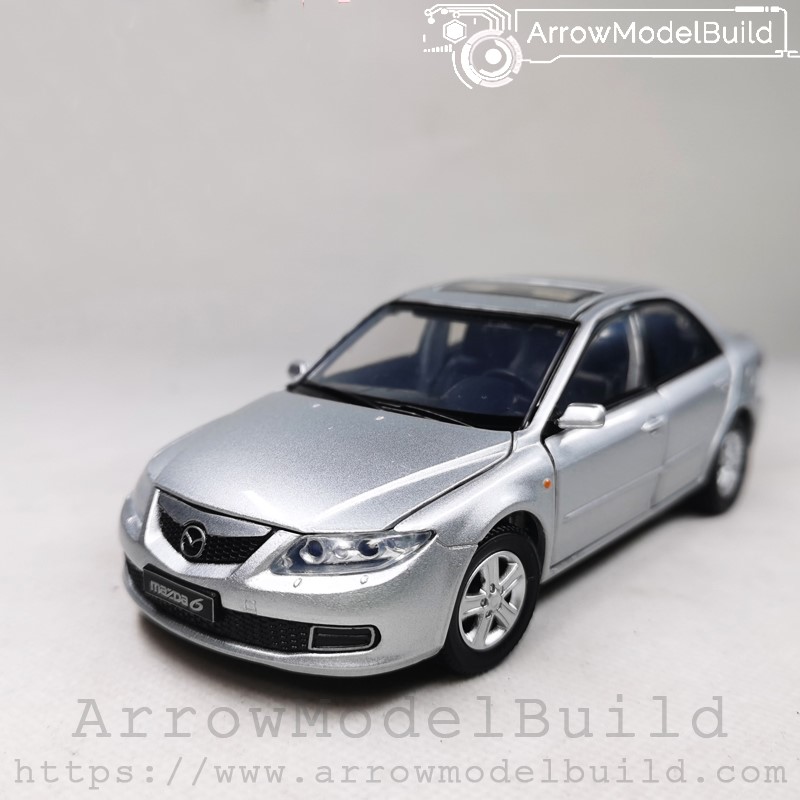 Picture of AeroModelBuild Mazda 6 Custom Color (Shiny Silver) Built & Painted 1/32 Model Kit