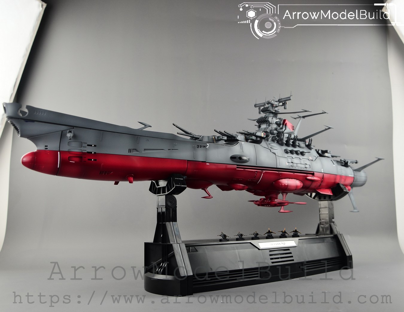 Picture of AeroModelBuild Space Battleship Yamato (Advanced Color) Built & Painted PG 1/350 Model Kit