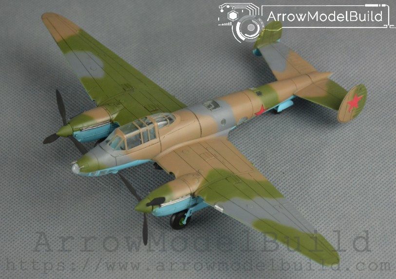 Picture of AeroModelBuild Former Soviet Union pe-2 bomber Built & Painted 1/72 Model Kit