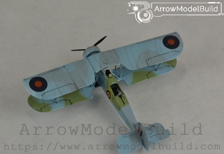 Picture of AeroModelBuild British Swordfish MK.I/III Biplane Fighter Built & Painted 1/72 Model Kit