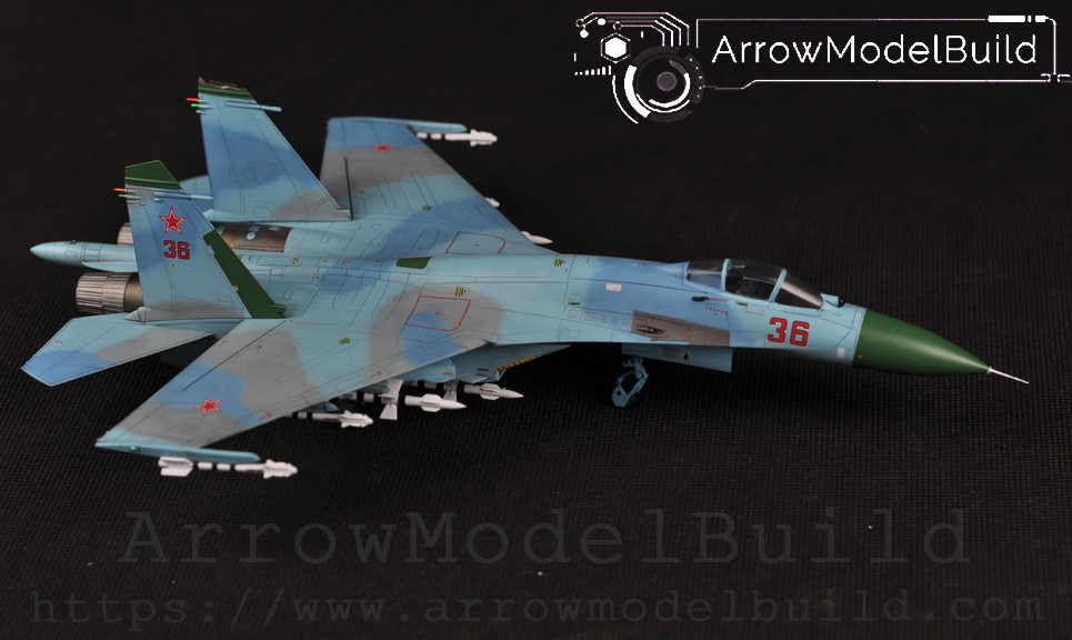 Picture of AeroModelBuild Su-27 Su-27 Flanker Fighter Built & Painted 1/72 Model Kit