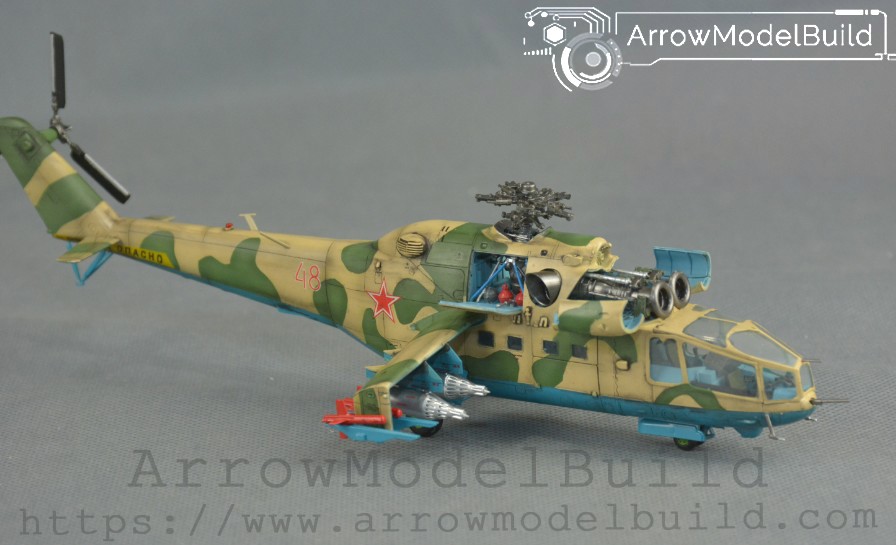 Picture of AeroModelBuild Mi-24a Mi-24a Built & Painted 1/72 Model Kit
