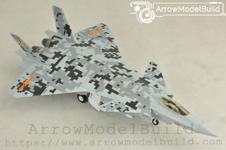 Picture of AeroModelBuild Trumpeter China's Fourth-Generation J-20 J-20 Fighter Built & Painted 1/72 Model Kit