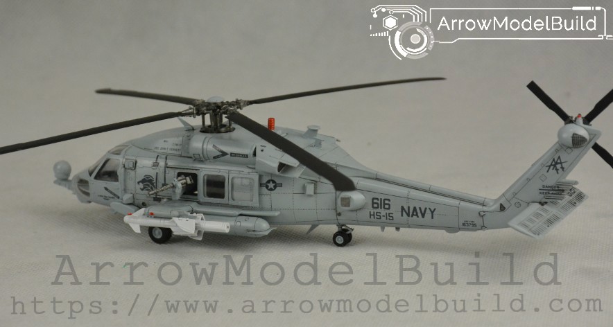 Picture of AeroModelBuild hh-60j hh-60h American Black Hawk Helicopter Built & Painted 1/72 Model Kit
