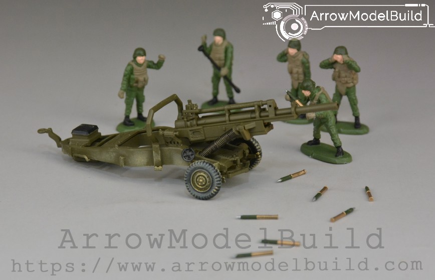 Picture of AeroModelBuild M102 105mm Howitzer Built & Painted 1/72 Model Kit