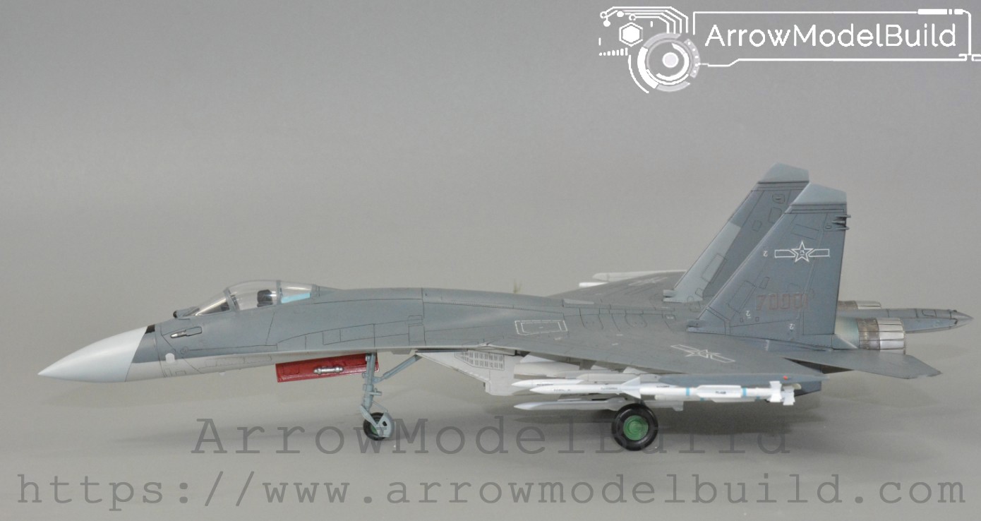 Picture of AeroModelBuild Comrades-In-Arms Gift Gift J-11D Fighter Built & Painted 1/72 Model Kit