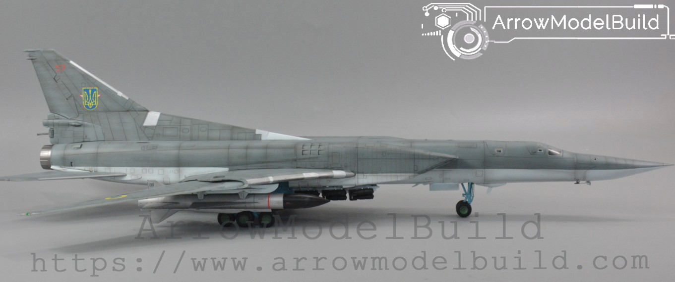 Picture of AeroModelBuild Russian tu-22m3 Figure-22m3 Backfire Strategic Bomber Built & Painted 1/72 Model Kit