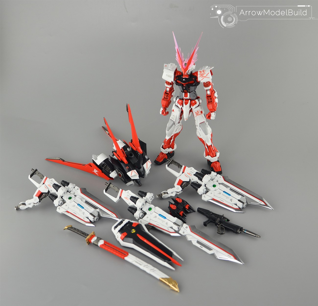 Picture of AeroModelBuild Astray Red Dragon Built & Painted MG 1/100 Model Kit