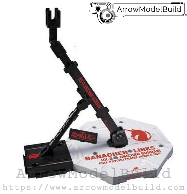 Picture of AeroModelBuild Elegant White Universal Stand Built and Painted MG/HG/RG 1/100 1/144 Model Kit