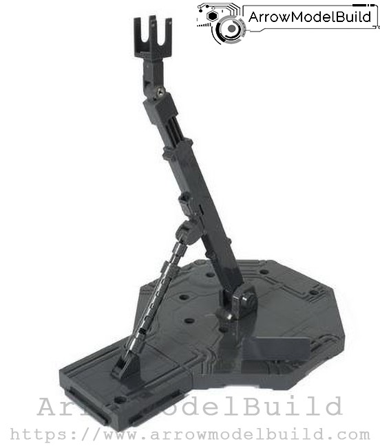 Picture of AeroModelBuild Cement Gray Universal Stand Built and Painted MG/HG/RG 1/100 1/144 Model Kit