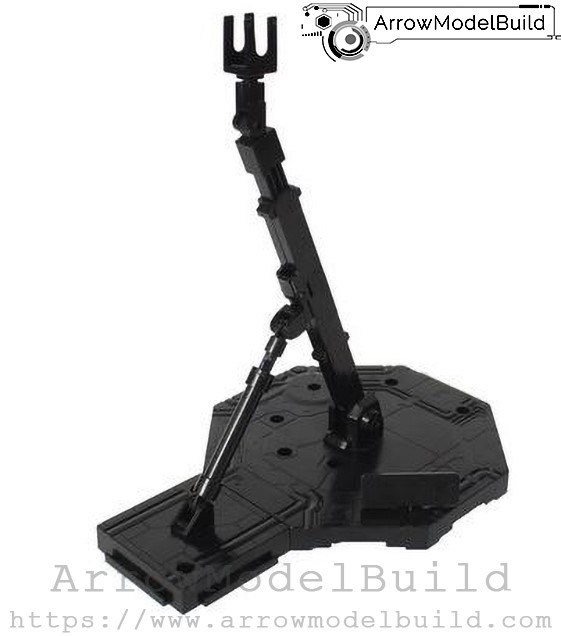Picture of AeroModelBuild Carbon Black Universal Stand Built and Painted MG/HG/RG 1/100 1/144 Model Kit