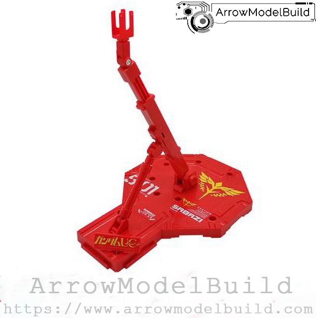 Picture of AeroModelBuild Hot Red Universal Stand Built and Painted MG/HG/RG 1/100 1/144 Model Kit
