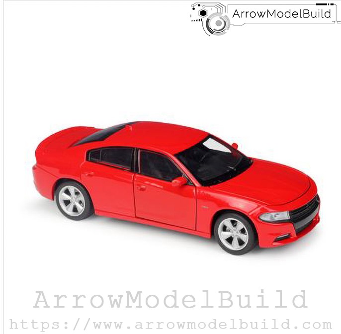 Picture of AeroModelBuild Dodge Charger Challenger RT (Drag Red) Built & Painted 1/24 Model Kit