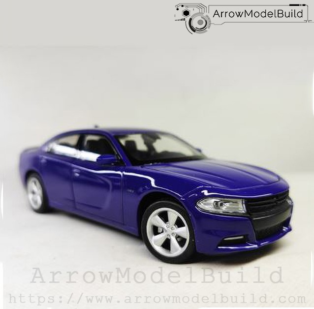 Picture of AeroModelBuild Dodge Charger Challenger RT (Crazy Plum) Built & Painted 1/24 Model Kit