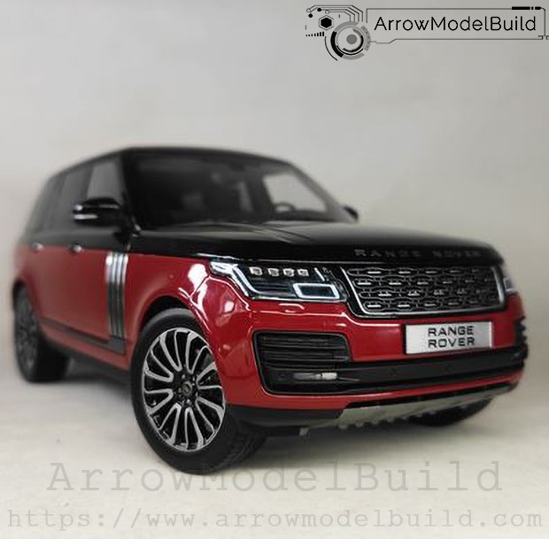 Picture of AeroModelBuild Land Range Rover SUV 2021 (Black and Red) Built & Painted 1/24 Model Kit