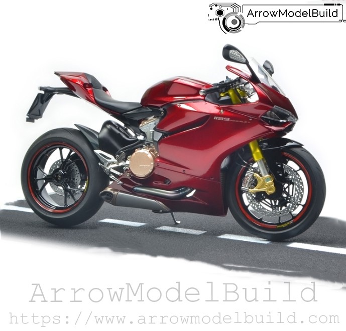Picture of AeroModelBuild Tamiya Ducati 1199 Panigle S Motorcycle Built & Painted 1/12 Model Kit